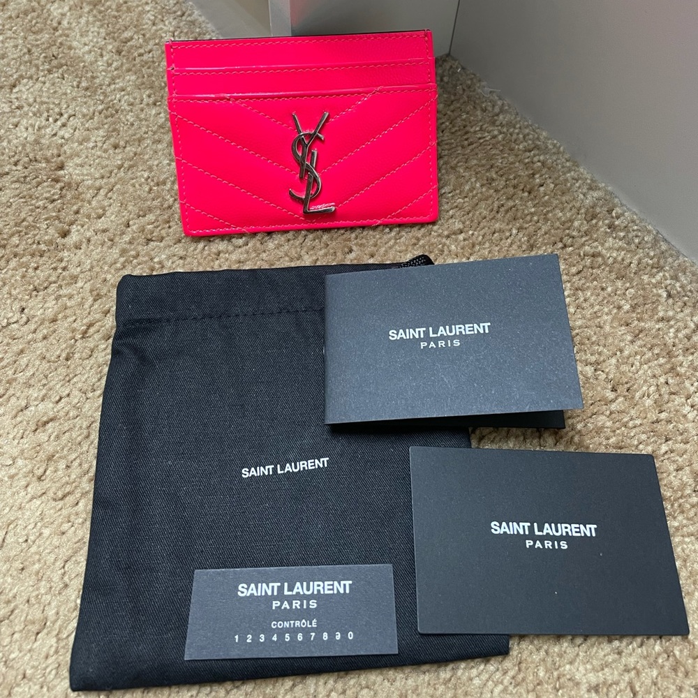(Sold) Saint Laurent card holder